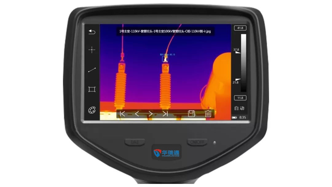 變電站,電力測溫故障智能診斷...手持紅外熱像測溫儀為電力巡檢人排憂解難！