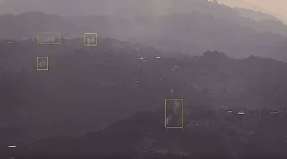 草原森林防火監(jiān)控激光夜視儀下煙霧、煙火識別