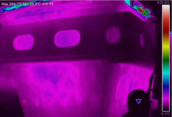 用紅外熱像儀檢測，中間包安全生產(chǎn)，不再聽天由命！