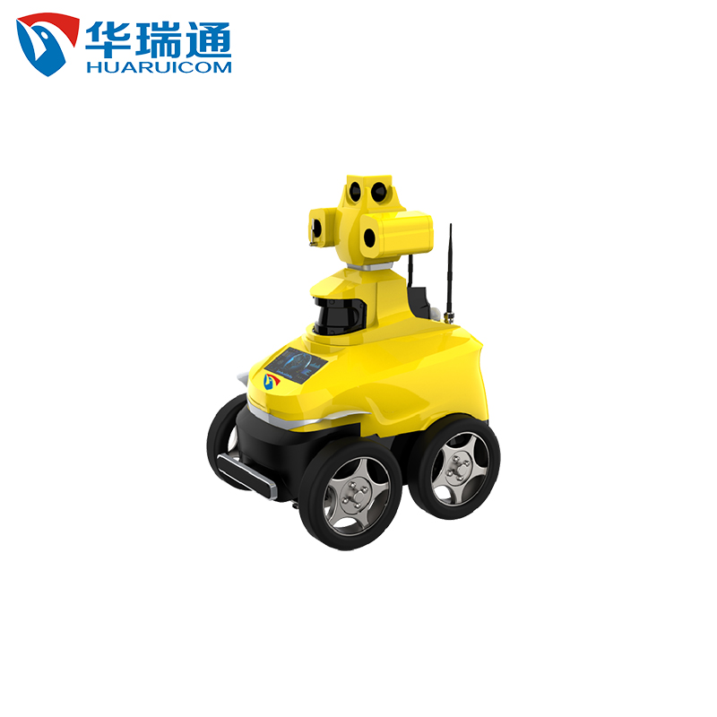 華瑞通地面四驅(qū)輪式5G全景電力巡檢機(jī)器人產(chǎn)品特點